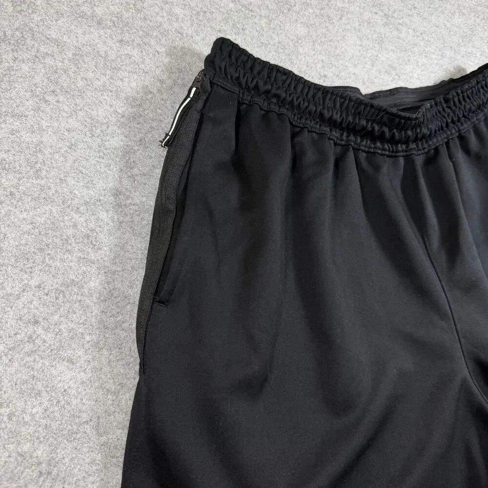 Nike Dri-FIT Shorts Mens XXL Black Athletic Zip Pockets Drawstring Waist Gym